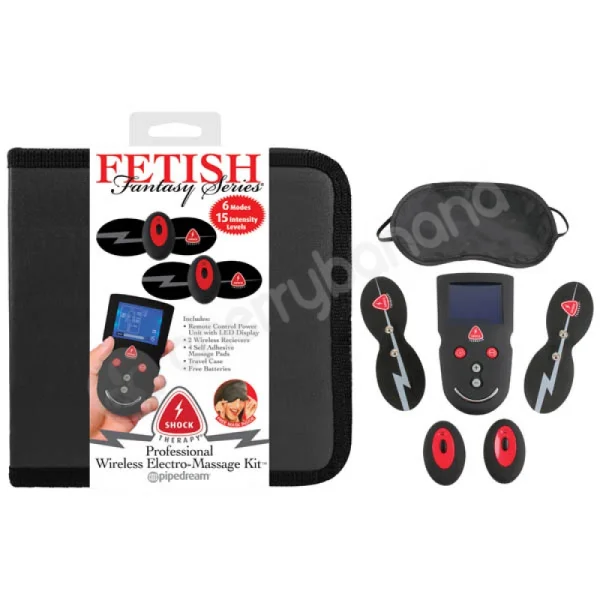 Fetish Fantasy Series Shock Therapy Professional Wireless Electro-Massage Kit
