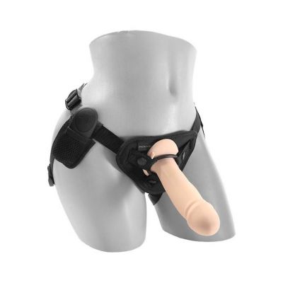 Pegasus Realistic Silicone Vibrating Strap on 6 5 Inch 6 5 Inch