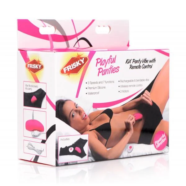 Playful Panties 10X Panty Vibe O/S With Remote Control