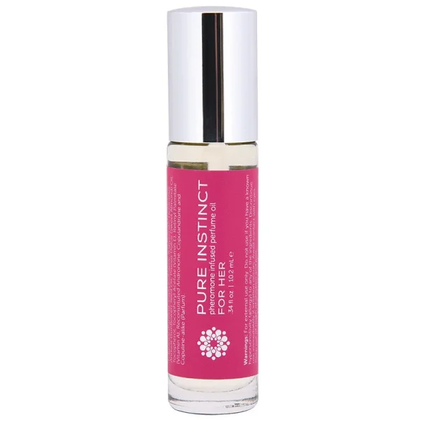 Pure Instinct Pink - Pheromone Perfume Oil Roll On .34 oz