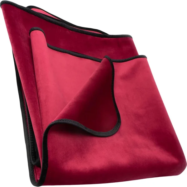 Liberator Fascinator Throw Moisture-Proof Sensual Blanket - Velvish Merlot 72" x 54"