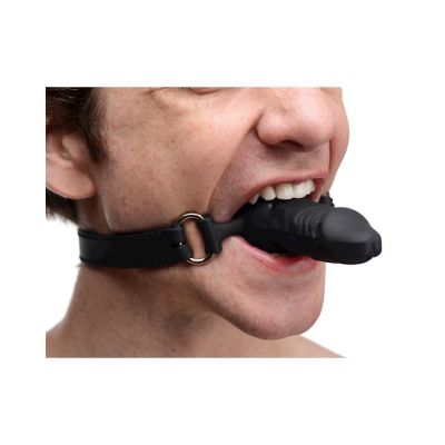 Suppressor Silicone Face Banger Gag Black