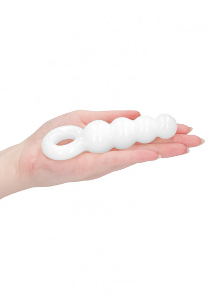 Tickler - White - Best Glass Dildo