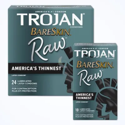 Trojan Bareskin Raw Ultra Thin Condoms
