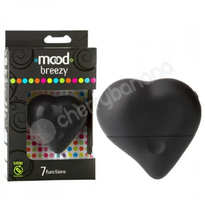 Mood Breezy Black Vibrating Massager
