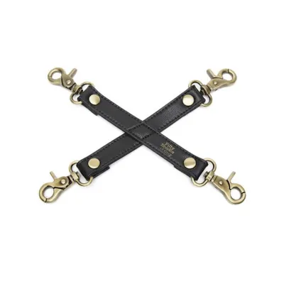 Fifty Shades Of Grey Bound To You Hog Tie Black Gold O s