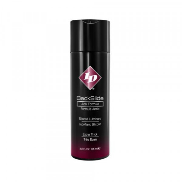 Id Backslide Silicone Anal Lubricant 2.2oz Flip Cap Bottle