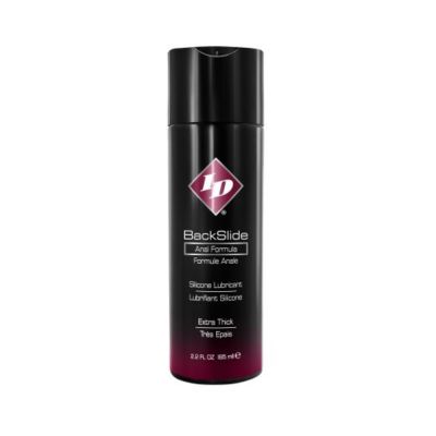 Id Backslide Silicone Anal Lubricant 2 2oz Flip Cap Bottle