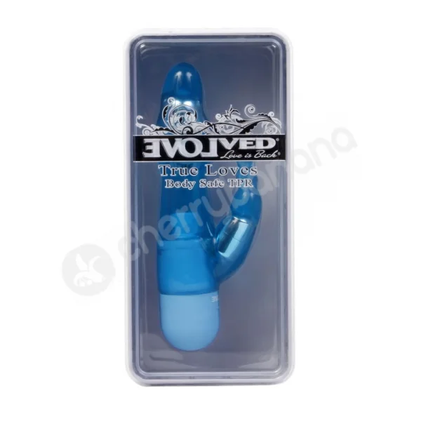 True Love Sweet Cheeks Blue Vibrator
