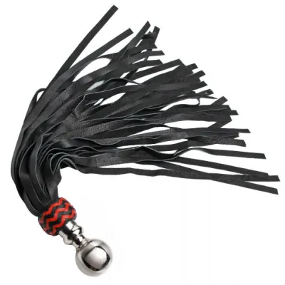 Deluxe Ball Handle Leather Flogger
