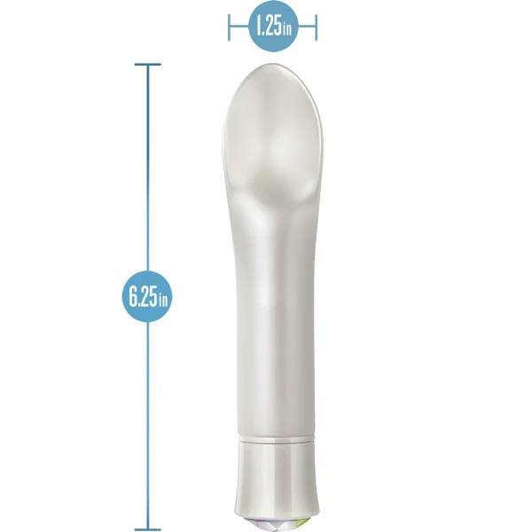Oh My Gem Bold Rechargeable Waterproof Silicone Warming Vibrator By Blush - Diamond