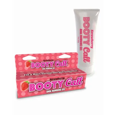 Booty Call Anal Numbing Gel 1 5 Oz Strawberry