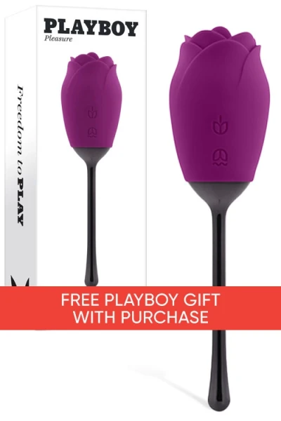 Playboy Petal 6.5" Dual Ended Rose Vibrator