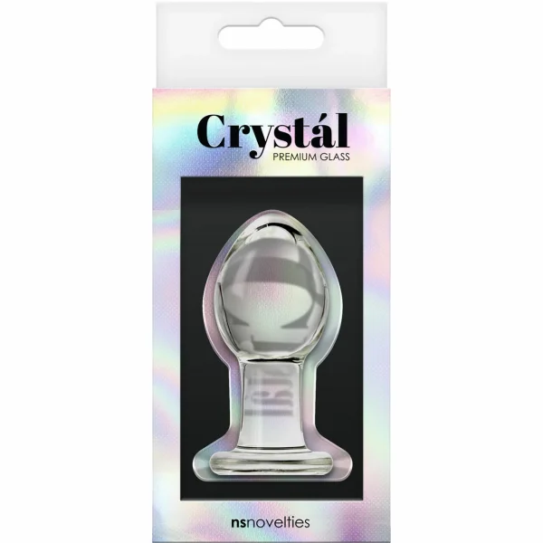 Crystal Premium Glass Medium Butt Plug — image 5 of 7