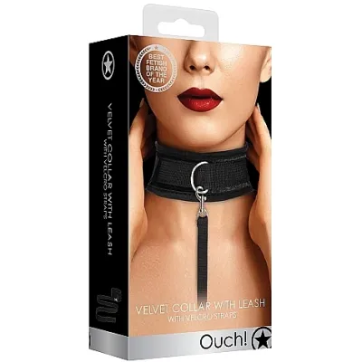 Velvet Velcro Adjustable Collar