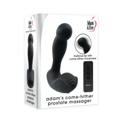 Adam Eve Adam s Come Hither Prostate Massager Silicone Black