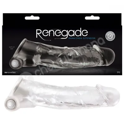 Renegade Manaconda Clear Penis Extension Sleeve