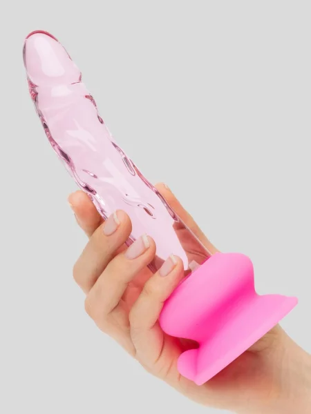 Icicles No. 86 Glass Realistic Dildo with Removable Suction Cup 6 Inch