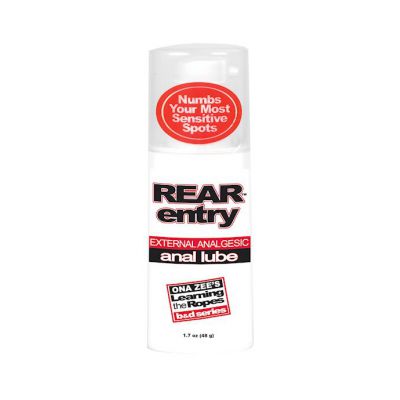 Rear Entry Anal Glide White 1 7oz