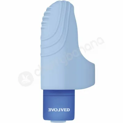 Evolved Fingerlicious Blue Finger Ring Clit Stimulation Vibrator