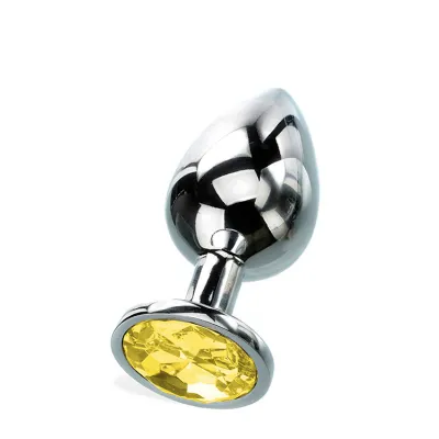 Curious Candy November 2 7 Topaz Birthstone Butt Plug with Jewel
