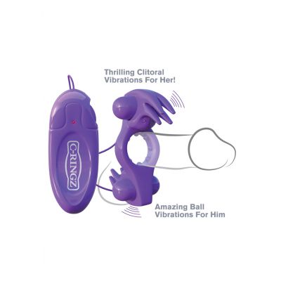 Fantasy C Ringz Wonderful Wabbit Purple Silicone Penis Ring