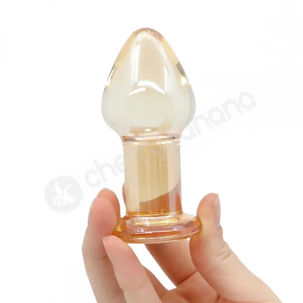 Crystal Pleasures Glass Honey Treat Butt Plug