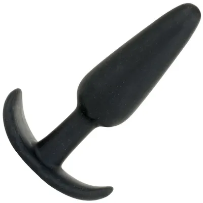Mood Naughty Large Silicone Butt Plug by Doc Johnson Black