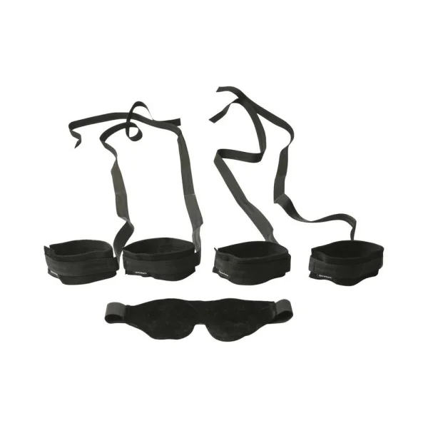S&m Our First Bondage Kit Black