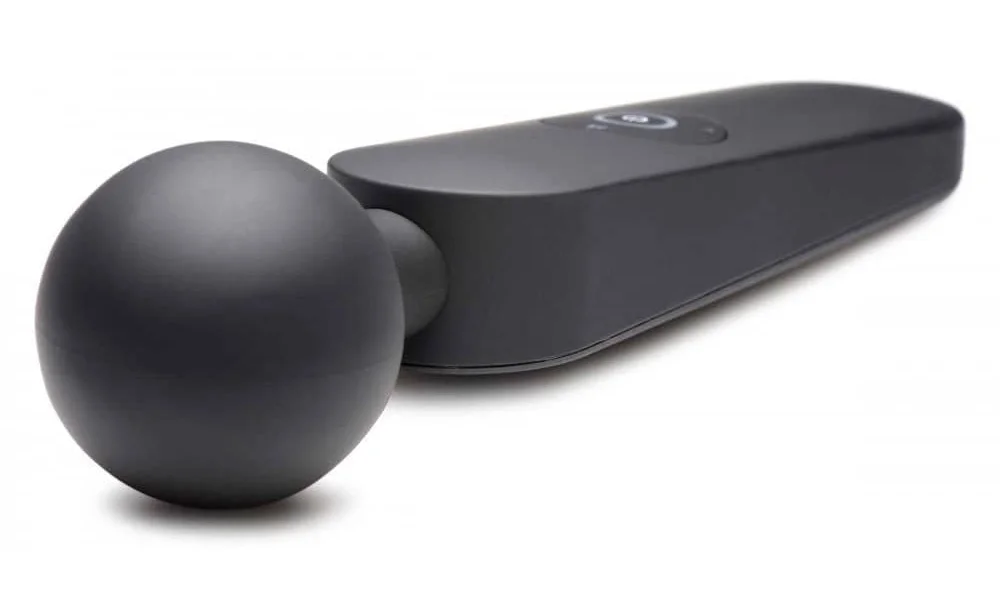 Thunder Wand 72x Silicone Heating Wand Massager - Black