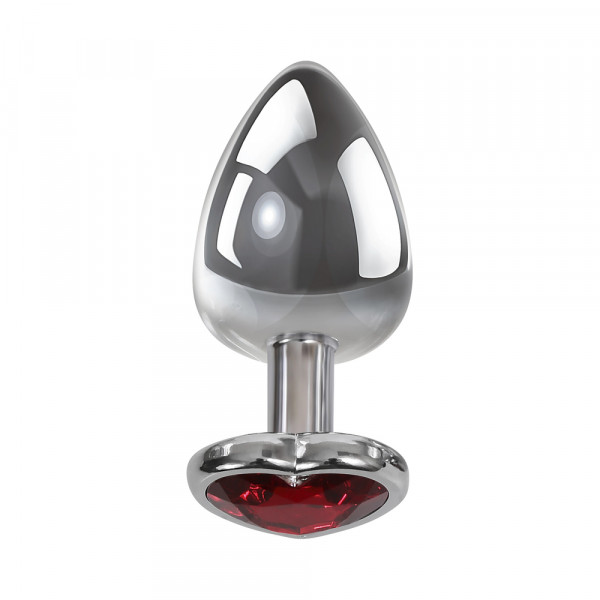 A&e Medium Red Heart Gem Anal Plug — image 3 of 9