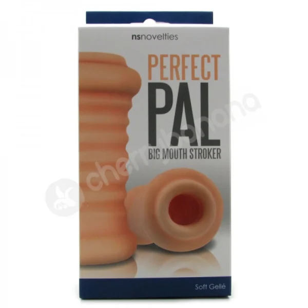 Perfect Pal - Flesh Big Mouth Stroker Masturbator