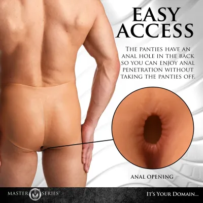 Pussy Panties Silicone Vagina Plus Ass Panties Large