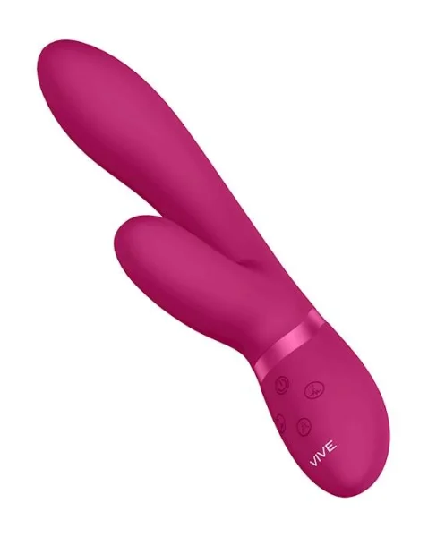 Kyra - Pulse Clitoral Rabbit  - Pink - 8 Inch