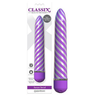 Sweet Swirl 8 Vibrator Purple