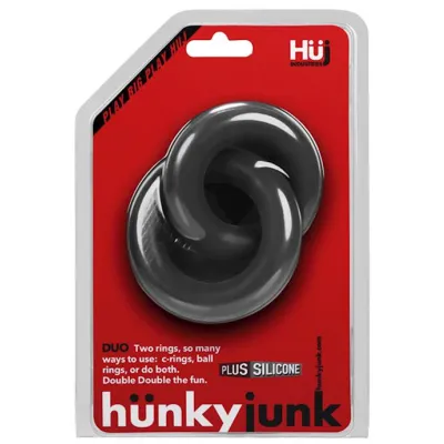 Duo Linked Cock Ball Rings By Hunkyjunk