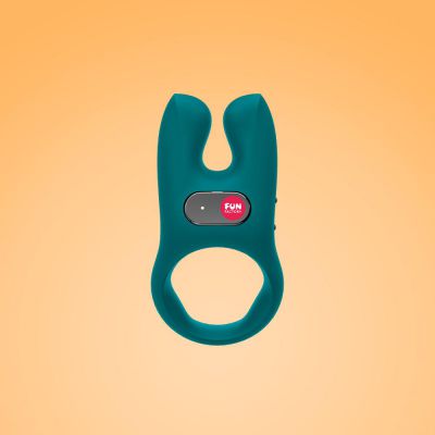 Fun Factory NOS Vibrating Silicone Cock Ring Blue