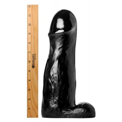 The Manolith Black 11 75 inches Dildo