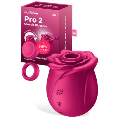 Satisfyer Pro 2 Classic Blossom 3 Rose Clitoral Stimulator with Air Pulse Technology