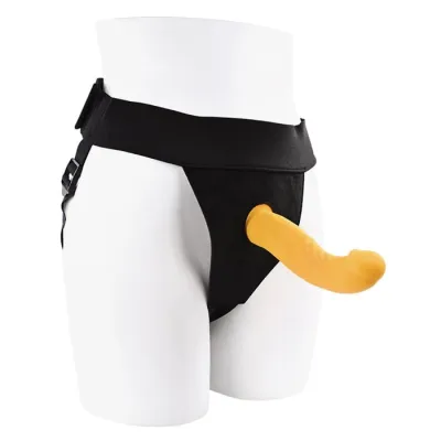 Gender X Sweet Embrace Vibrating Strap On Dildo With Harness