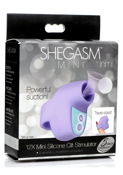 Shegasm Mini 12x Silicone Clit Stimulator