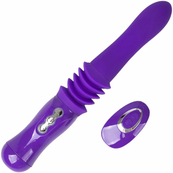 Maia Monroe Silicone Vibrating, Thrusting Dildo with Suction Cup & Remote Control