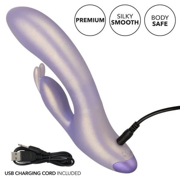 G-Love G-Bunny Silicone Rechargeable Waterproof Dual Stimulation Vibrator By CalExotics