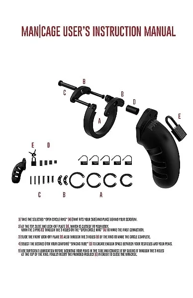 Shots - ManCage - Model 21 - 4.5" Silicone Cock Cage — image 5 of 6