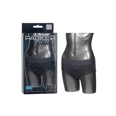 Packer Gear Brief Harness Xs S Black Xs s