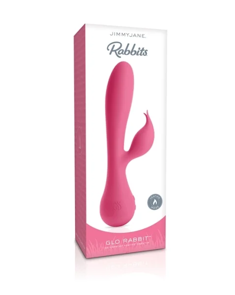 Jimmyjane Glo Rabbit Heating Vibe - Pink