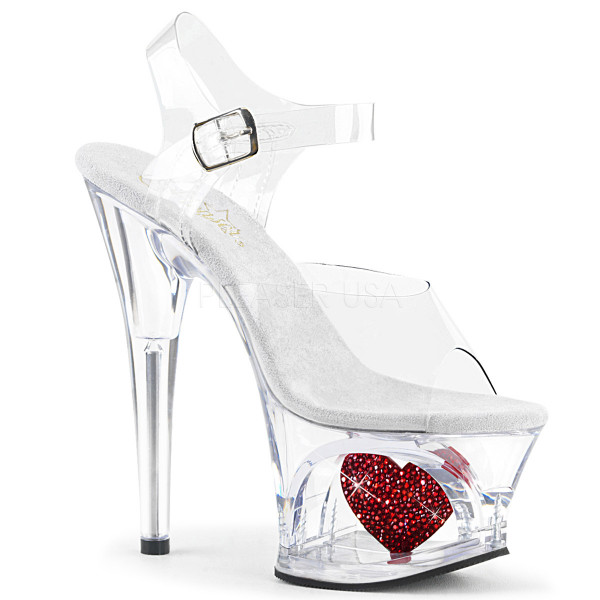 7 inches Heel, 2 3/4 inches Cut-Out PF Ankle Strap Sandal — image 25 of 25