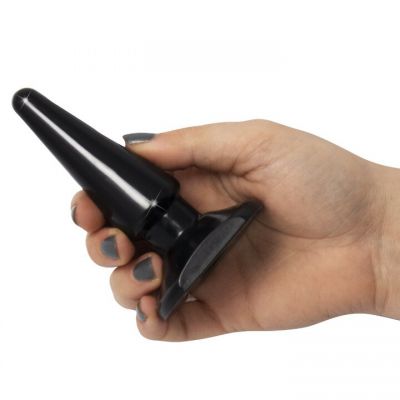 Down To Business Black Training Butt Plug 4 Inch