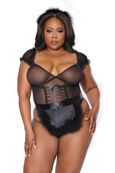 Maid Marabou Teddy — image 5 of 6