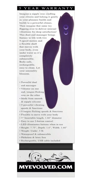 Evolved Thorny Rose Dual End Massager — image 11 of 14